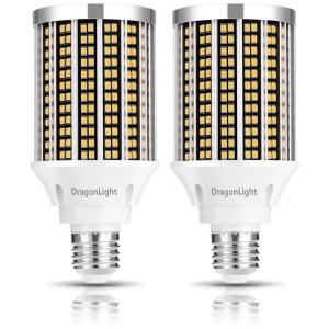 Lâmpada LED 250W 3600 Lumens 3000K Branca com Base E26, 2 Unidades, DRAGONLIGHT, Branco
