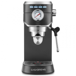 Máquina de Café Expresso CASABREWS CM5418 20 Bar, Aço Inoxidável com Espumador de Leite, Cappuccino Compacto para Casa, Cafeteira com Tanque