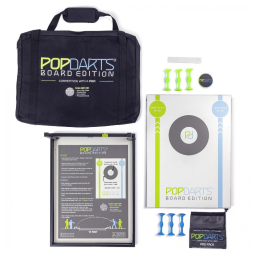 Jogo de Arremesso de Dardos para Adultos com 2 Tabuleiros de Alumínio, Estojo de Transporte e Marcador de Pontuação Integrado