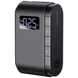 Mini Compressor de Ar Elétrico Automotivo Portátil 150 PSI 12V sem fio, BASEUS, Preto