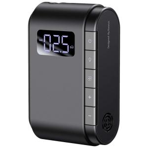 Mini Compressor de Ar Elétrico Automotivo Portátil 150 PSI 12V sem fio, BASEUS, Preto