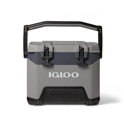 Cooler Caixa Térmica Portátil 25 Litros com Porta Copos, e, IGLOO, Cinza