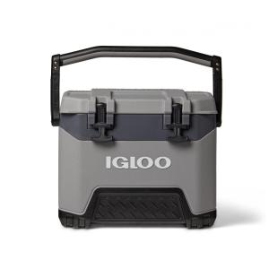 Cooler Caixa Térmica Portátil 25 Litros com Porta Copos, e, IGLOO, Cinza
