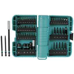 Kit Mala de Ferramenta 50 Peças, MAKITA A 98348, Azul turquesa