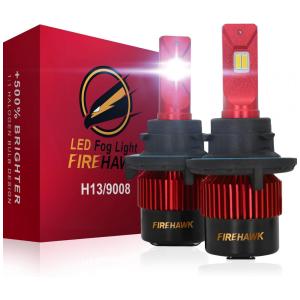 Firehawk Kit Xenon Lâmpadas LED Branca 15000 Lumens 6000K, H13, 2 Peças