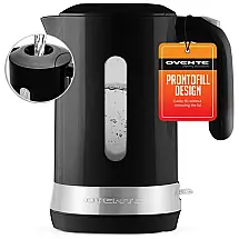 Chaleira Elétrica de 1.8L com Desligamento Automático, 1500W, 110v, OVENTE KP413B, Preto