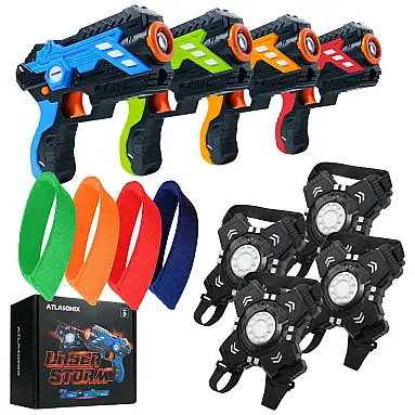 Pistola Infantil com Laser Infravermelho,