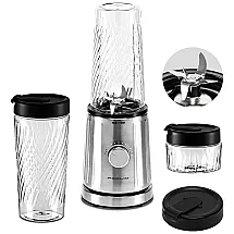 Liquidificador Portátil 1L em Aço Inoxidável 5 Velocidades, 800W, 110v, FORLIM BL502AB, Prateado