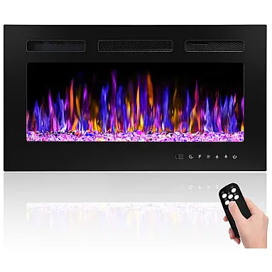 Lareira Elétrica de Embutir A43x76L