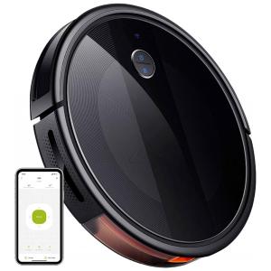 Aspirador de Pó Robô SOULE Cybovac E20 com Conexão via APP WI FI e Auto Carregamento, 110V, Preto