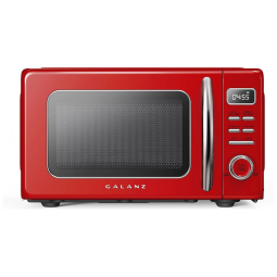 Forno Micro-ondas Retrô de Bancada Galanz Vermelho 20L 700W 110V