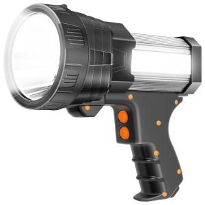 Super Bright Lanterna 6000LM à Prova DÁgua IPX64, c, Função de Saída de Energia, Preta