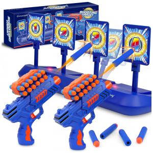 Alvo Digital de Tiro GMAOPHY com 2 Lançadores de Dardos de Espuma e Placar Eletrônico