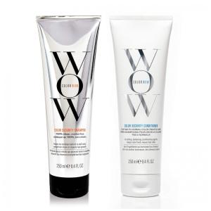 Kit COLOR WOW Dream Clean Duo Shampoo Sem Sulfato e Condicionador Hidratante Glossy Para Cabelos Finos e Coloridos 294ml
