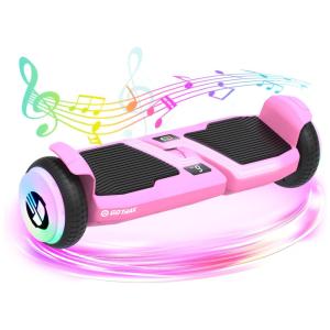Hoverboard com Display LED, Alto Falante Musical, Velocidade de 9km/h e Alcance até 8 km, para Crianças e Adolescentes até 80 kg, 110V 200W