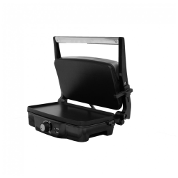 Prensa de Panini Elétrica IMUSA em Aço Inoxidável com Controle de Temperatura Ajustável e Placas Antiaderentes, 1200W Grande Antiaderente