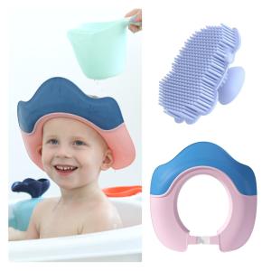 Chápeu Viseira Infantil Protetor de Olhos Hora do Banho, YOUOCOMU A 50, Rosa