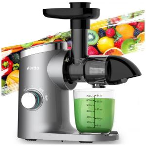 Centrifuga de Frutas com Função Reversa, 2 Estágios e Silencioso, 110V, Aeitto, Cinza