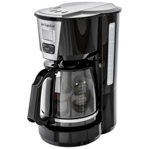 Máquina de Café de 1,77 L com LCD Programável, Placa Aquecedora Integrada e Capacidade Para 12 Xícaras, Ideal para Grandes Famílias