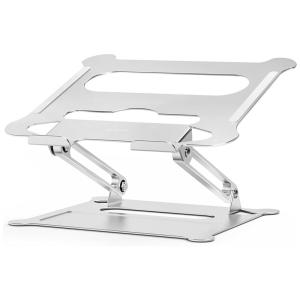 Suporte Ergonômico Notebook LS05 Ajustável 25, 40Cm Até 6kg, BESIGN, Prateado