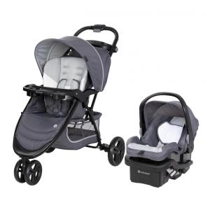 Sistema de Viagem Baby Trend EZ Ride com Cadeirinha de Bebê EZLift, Cinza Dash