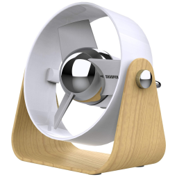 Ventilador de Mesa USB com 2 Velocidades, 110V 5W, SHARPER IMAGE FA1 0101 43, Branco