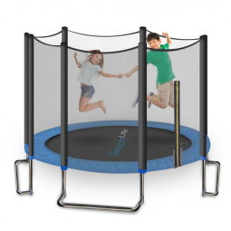 Cama Elástica para Crianças e Adultos até 159 kg, Tamanho 3 Metros, SereneLife, Azul