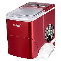 Máquina de Gelo até 11 kg em 24H Portátil, 150W, 110v, VIVOHOME, Vermelho