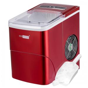 Máquina de Gelo até 11 kg em 24H Portátil, 150W, 110v, VIVOHOME, Vermelho