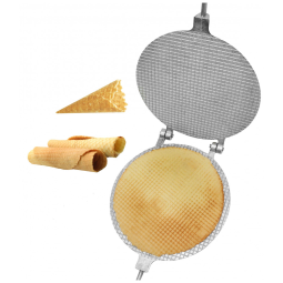 Máquina de Casquinha de sorvete PetriStor Prata Antiaderente Redonda 110V