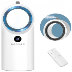 LifePlus Climatizador Portátil de Mesa, Capacidade 5L, 3 Velocidades, Branco