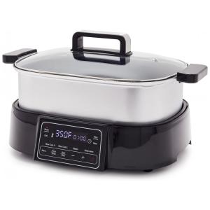 Panela Elétrica Multifuncional 6.5L, Cerâmica com Display LED e Controle de Temperatura, 110v, GREENPAN CC006142 001, Branco