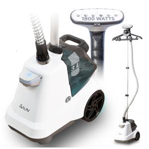SALAV Vaporizador de Roupas Comercial de Tamanho Grande - Modelo Pesado, Com Pedais e Reservatório de Água Extra Grande de 3L (101,5 oz)