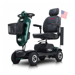 Cadeira de Rodas Elétrica Metro Mobility, Novo Scooter Outdoor 4 Rodas,Scooter Adulto 136kg Dobrável ,Bateria 12V20AH*2,Alcance Máximo de