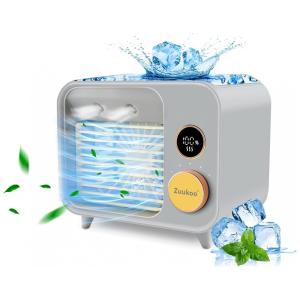 Climatizador Portátil 150mL com 5 Velocidades e USB, 110v, ZUUKOO DQ1600, Branco