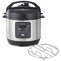 Panela de Pressão Elétrica 4 em 1 Multifuncional 4 Litros Aço Inoxidável 700W, 110v, PROCTOR SILEX 34503, Cinza