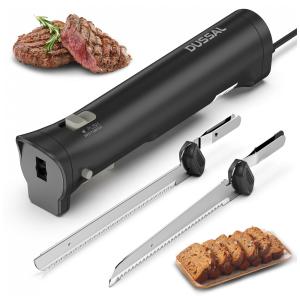 Facas Elétricas D DUSSAL: Cortes Precisos com Segurança, Lâminas Inox, Botão de Segurança