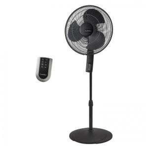 Ventilador de Torre com Termostato, Altura Ajustável, Controle Remoto, Temporizador e 4 Velocidades, 110V 77W, Lasko S16612, Preto