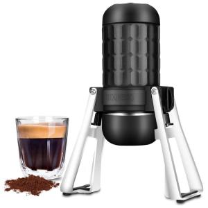 Cafeteira Elétrica Expresso Portátil 180ML 2 Café de Uma Vez com Eesso 217 a 290 Psi, STARESSO SP 300, Preto
