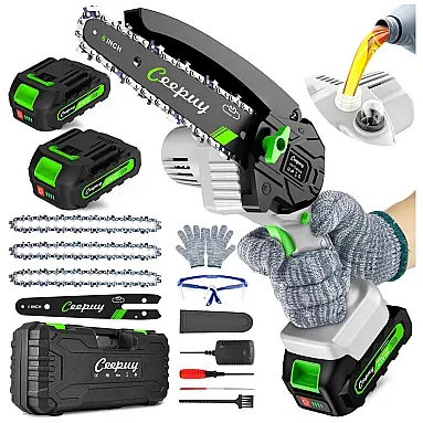 Mini Motosserra Elétrica Portátil com
