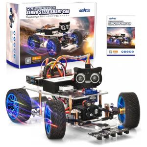 Kit de Construção Robô Interativo Educação STEM para Crianças a Partir de 14 Anos, OSOYOO, Preto