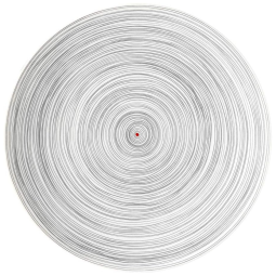 Prato para Salada de 21,5 cm, Mais Elegância em Sua Mesa com Formato Redondo e Material de Porcelana, Rosenthal, Branco e Cinza