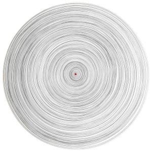 Prato para Salada de 21,5 cm, Mais Elegância em Sua Mesa com Formato Redondo e Material de Porcelana, Rosenthal, Branco e Cinza