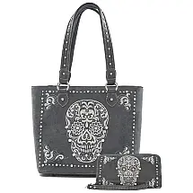 Bolsa de Ombro Feminina em Couro Sintético com Carteira, Montana, Cinza