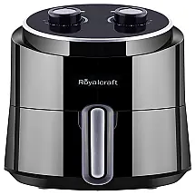 Royalcraft Fritadeira Elétrica AirFryer 2L com Controle de Temperatura e Temporizador, 1230W, 110V