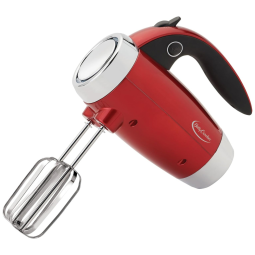 Batedeira de Mão com 7 Velocidades e Acessórios, 300W, 110v, BETTY CROCKER BC 2208CMR, Vermelho