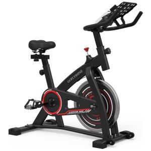 Bicicleta Ergométrica GOFLYSHINE com Assento e Guiador Ajustáveis, Preta