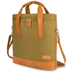 Bolsa Térmica Para Transporte de Vinhos Tirrinia até 3 Garrafas, Verde