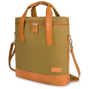 Bolsa Térmica Para Transporte de Vinhos Tirrinia até 3 Garrafas, Verde