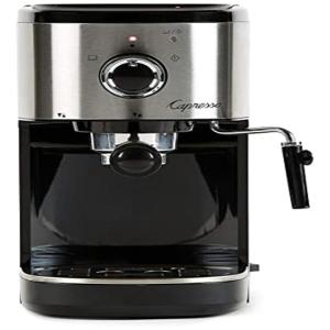Cafeteira Elétrica . Expresso Automática 1.2L 15 Bar de Aço Inoxidável, 110v, CAPRESSO 120.05, Preto